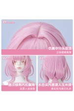 1/3 Delusion Honkai Star Rail Elysia Pink Cosplay Wigs